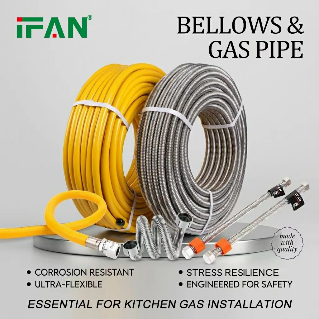 HVAC সিস্টেম স্টেইনলেস স্টীল ঢেউতোলা টিউবিং