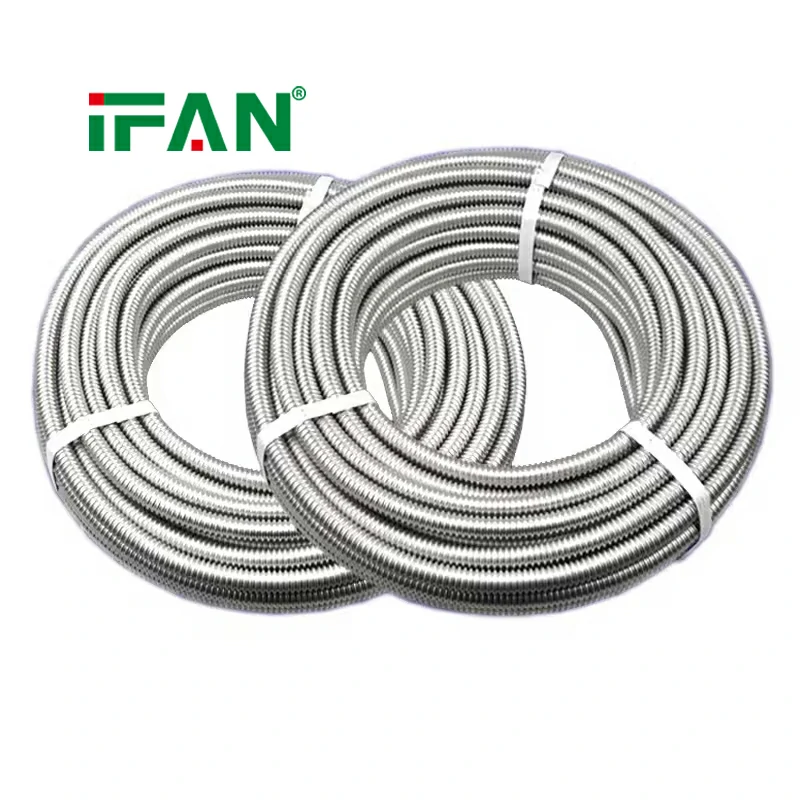 IFAN OEM 304 স্টেইনলেস স্টীল ঢেউতোলা পাইপ